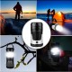 Multifunction Telescopic Camping or Emergency Rechargeable LED Flashlight and Lantern with USB Mobile Phone Recharge Facility. 