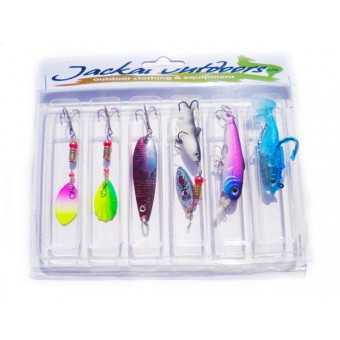 6 Pack of spinners, plugs & lures